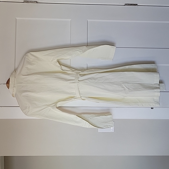 NWT Daily/Ritual Stretch Twill Trench Coat-Sweet Corn - Picture 7 of 14